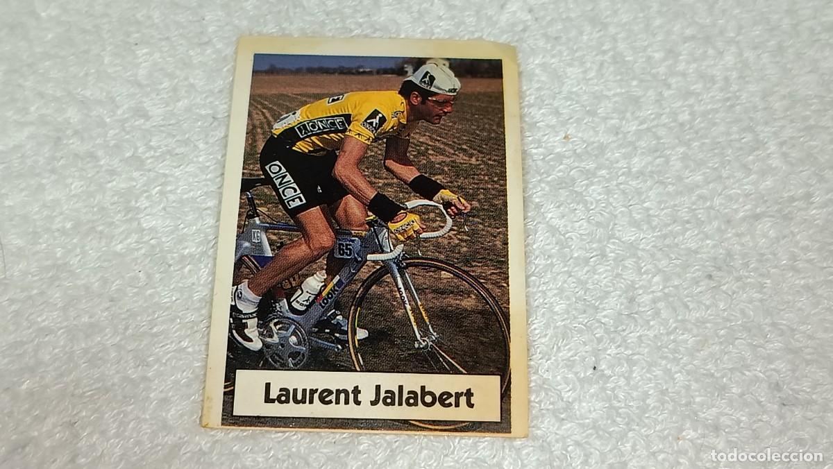 Coleccionismo cromos antiguos: BIMBO BIMBOCAO : ANTIGUO CROMO N&ordm; 3 LA VUELTA CICLISTA DE BIMBO LAURENT JALABERT A&Ntilde;OS 90 SIN PEGAR