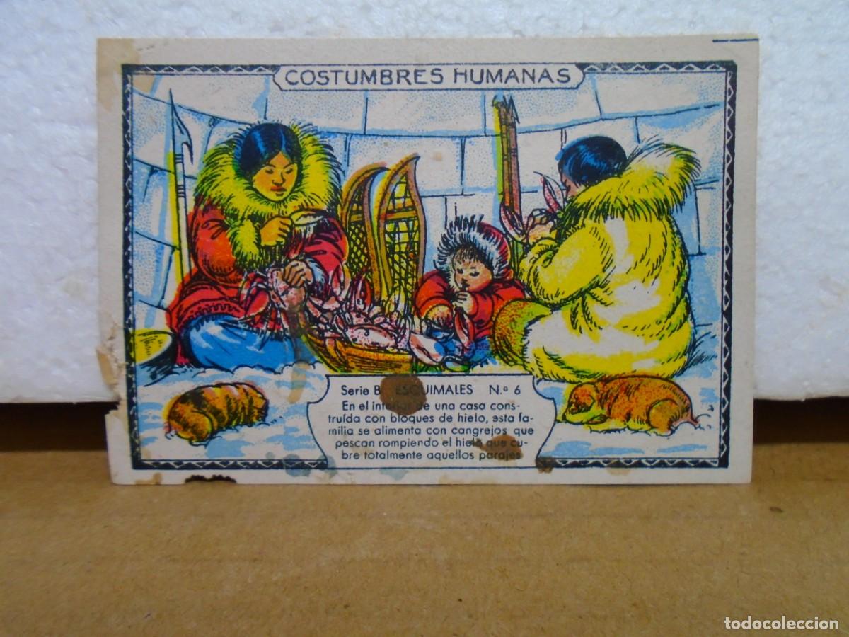 Coleccionismo cromos antiguos: SAN PEDRO DEL PINATAR(MURCIA)CHOCOLATES TARRAGA.COSTUMBRES HUMANAS N&ordm;6.