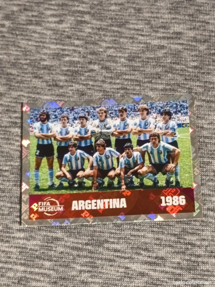 Coleccionismo cromos antiguos: ALINEACION CAMPEONA ARGENTINA 1986 FWC 14 STICKER MUNDIAL 2026 PANINI FIFA WORLD CUP NUEVO