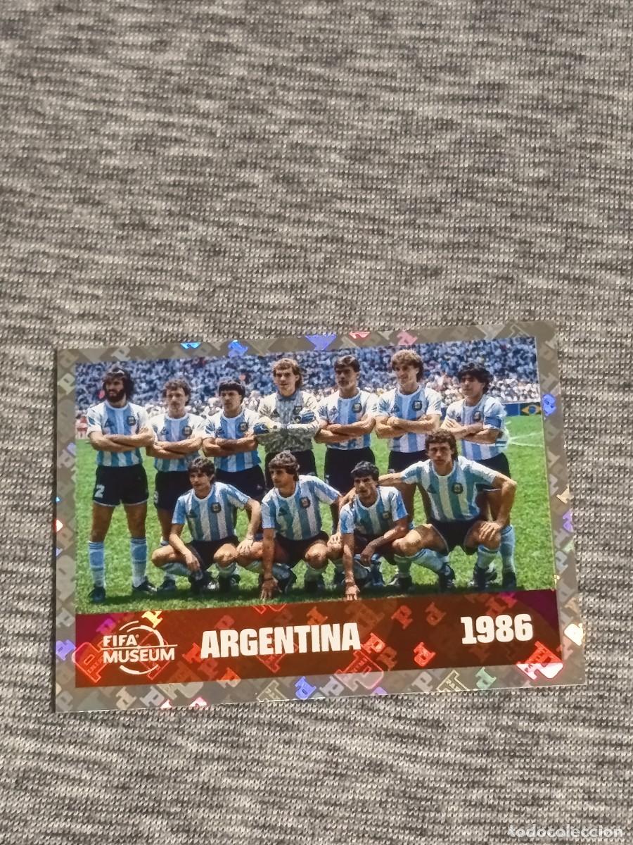 Coleccionismo cromos antiguos: ALINEACION CAMPEONA ARGENTINA 1986 FWC 14 STICKER MUNDIAL 2026 PANINI FIFA WORLD CUP NUEVO