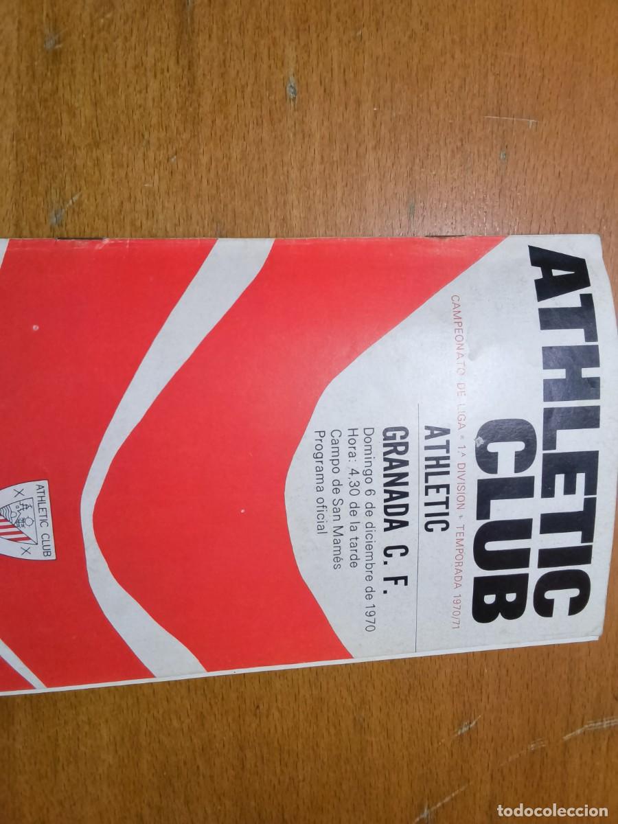 Coleccionismo cromos antiguos: PROGRAMA OFICIAL DEL ATHLETIC TYEMPORADA 70-71 - Foto 4