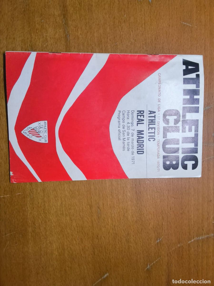Coleccionismo cromos antiguos: PROGRAMA OFICIAL DEL ATHLETIC TYEMPORADA 70-71 - Foto 5