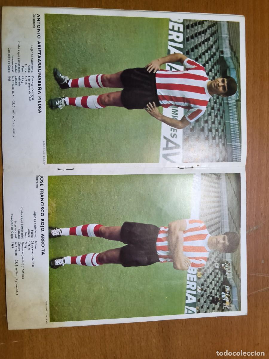 Coleccionismo cromos antiguos: PROGRAMA OFICIAL DEL ATHLETIC TYEMPORADA 70-71 - Foto 7