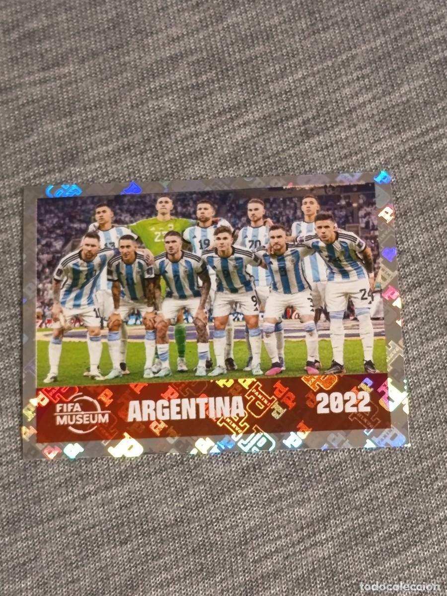 Coleccionismo cromos antiguos: ALINEACION CAMPEONA ARGENTINA 2022 FWC 19 STICKER MUNDIAL 2026 PANINI FIFA WORLD CUP NUEVO