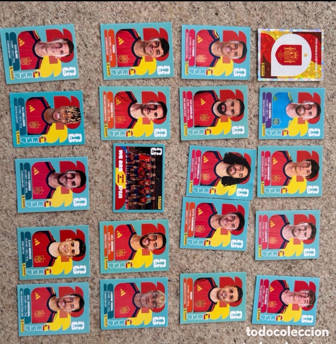 Coleccionismo cromos antiguos: FIFA WORLD CUP 2026 PANINI. #LOTE 20 CROMOS ESPA&Ntilde;A (COMPLETO) INCLUYE LAMINE YAMAL