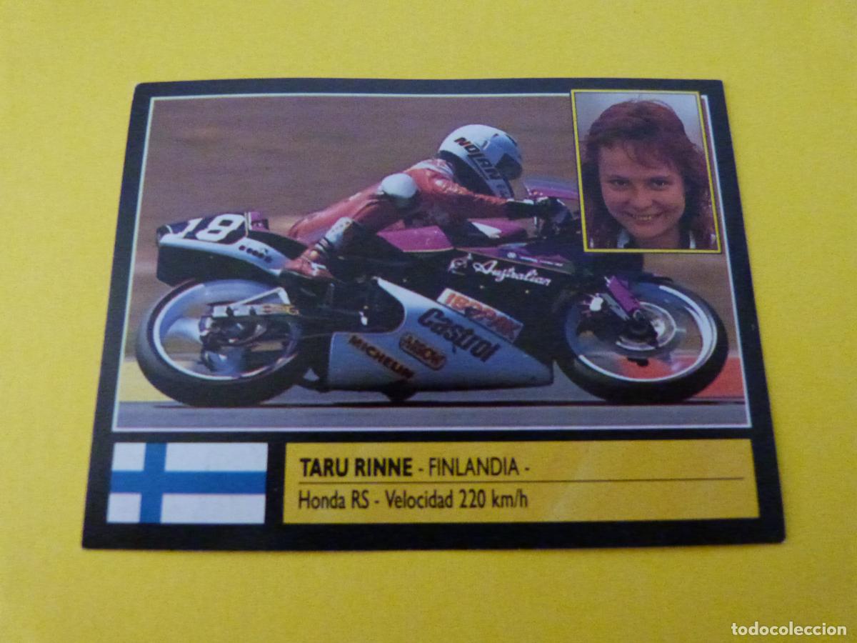Coleccionismo cromos antiguos: CROMO DE MOTOS TARU RINNE SIN PEGAR N&ordm; 205 A&Ntilde;O 1990 DEL ALBUM SUPER MOTO DE ESTE