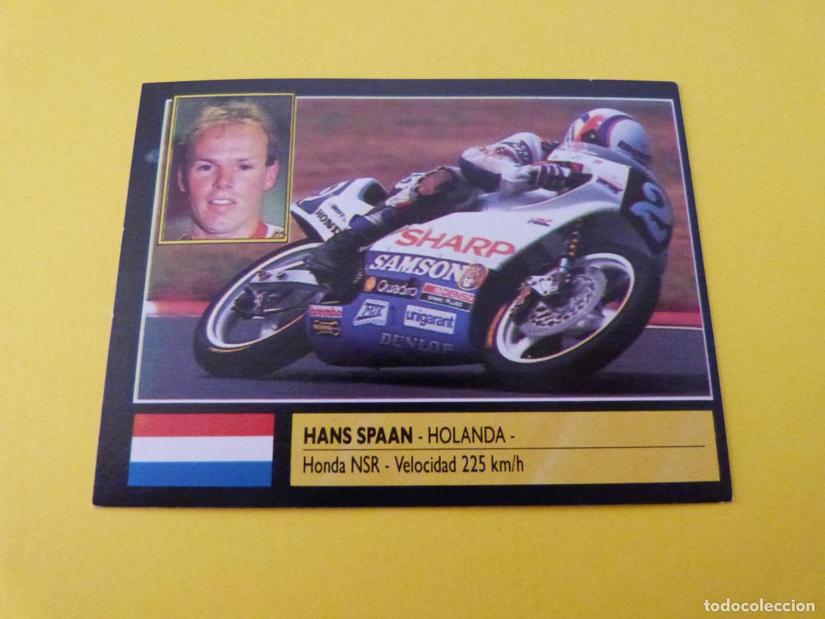 Collezionismo Figurine antiche: CROMO DE MOTOS HANS SPAAN SIN PEGAR N&ordm; 196 A&Ntilde;O 1990 DEL ALBUM SUPER MOTO DE ESTE