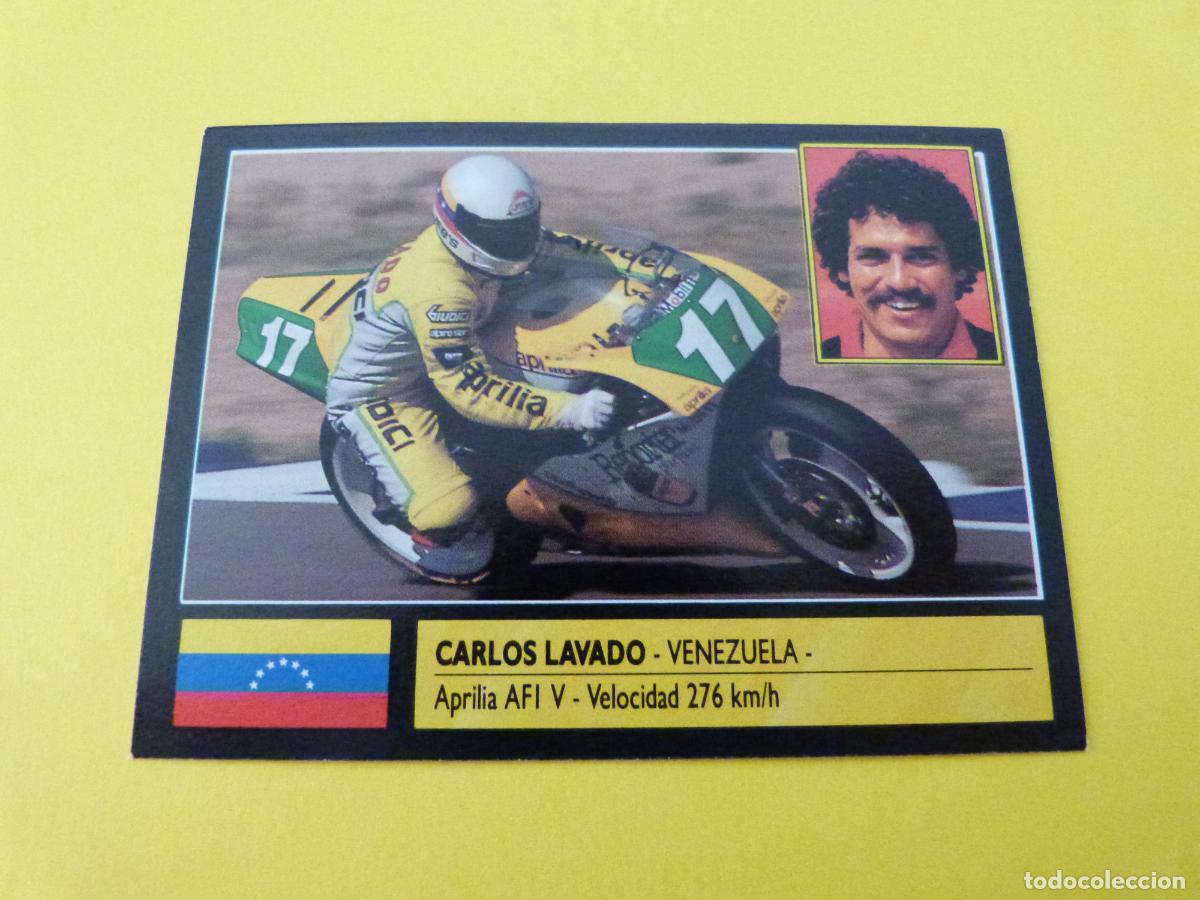 Sammeln alte Sammelbilder: CROMO DE MOTOS CARLOS LAVADO SIN PEGAR N&ordm; 192 A&Ntilde;O 1990 DEL ALBUM SUPER MOTO DE ESTE