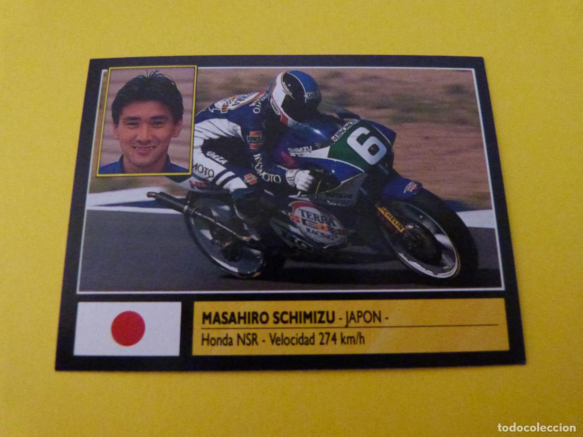 Sammeln alte Sammelbilder: CROMO DE MOTOS MASAHIRO SCHIMIZU SIN PEGAR N&ordm; 186 A&Ntilde;O 1990 DEL ALBUM SUPER MOTO DE ESTE