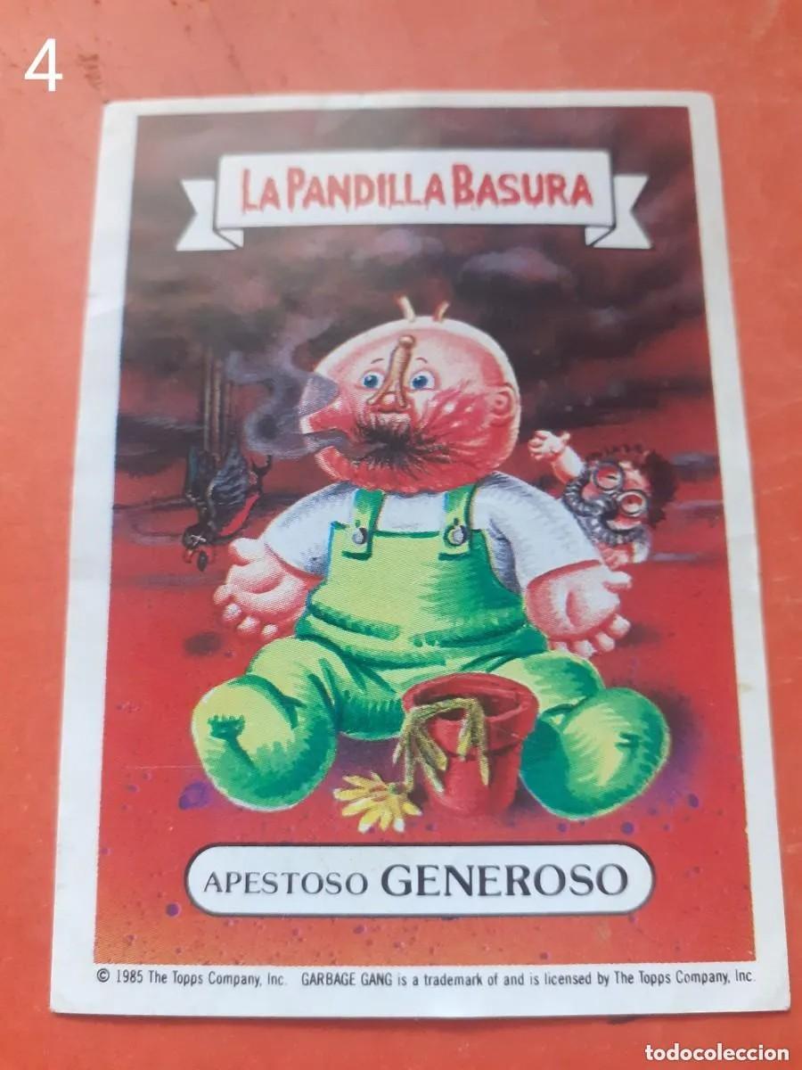 Sammeln alte Sammelbilder: Cromo n.4 la pandilla basura (album amarillo) sin pegar