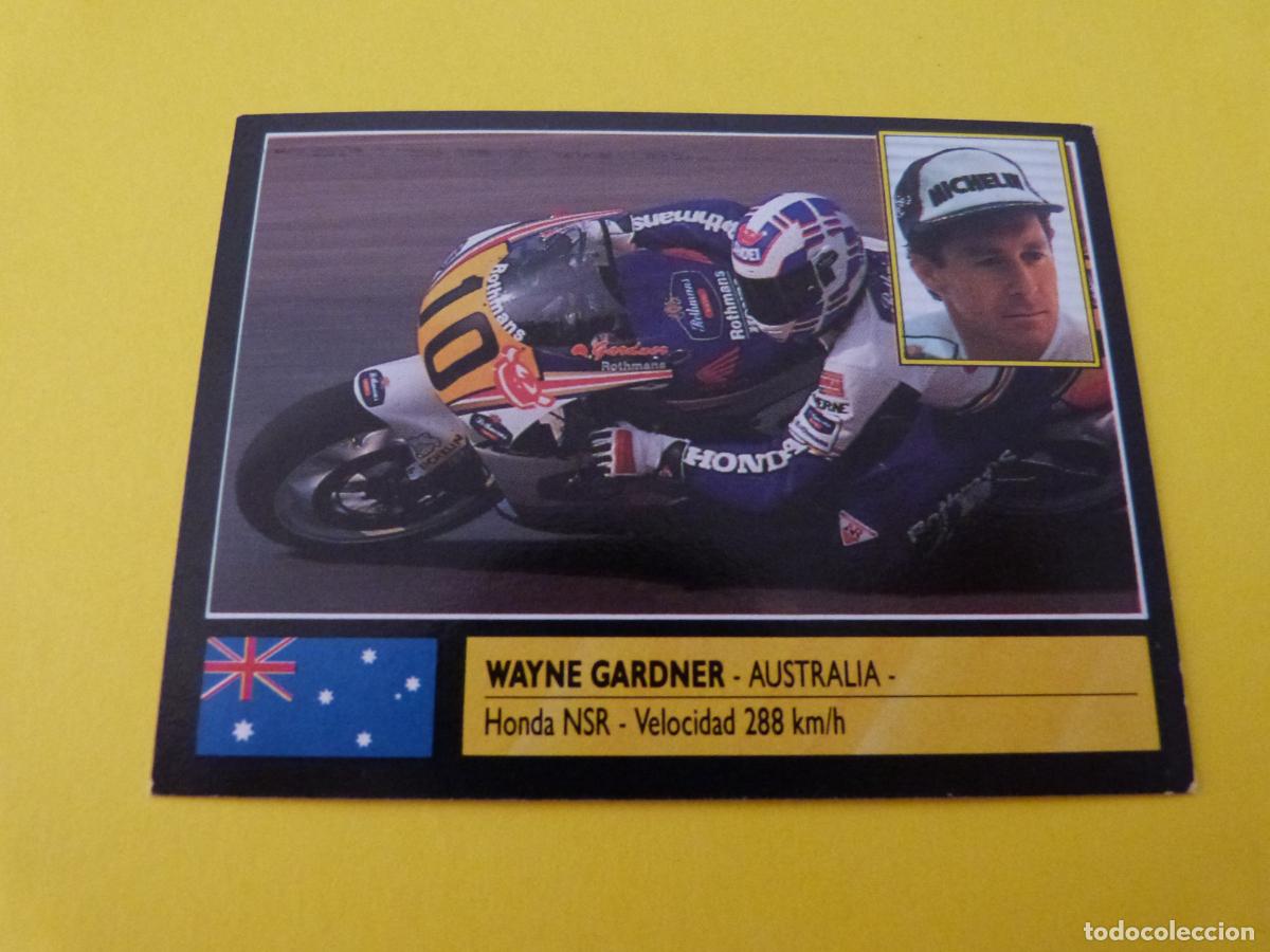 Sammeln alte Sammelbilder: CROMO DE MOTOS WAYNE GARDNER SIN PEGAR N&ordm; 176 A&Ntilde;O 1990 DEL ALBUM SUPER MOTO DE ESTE