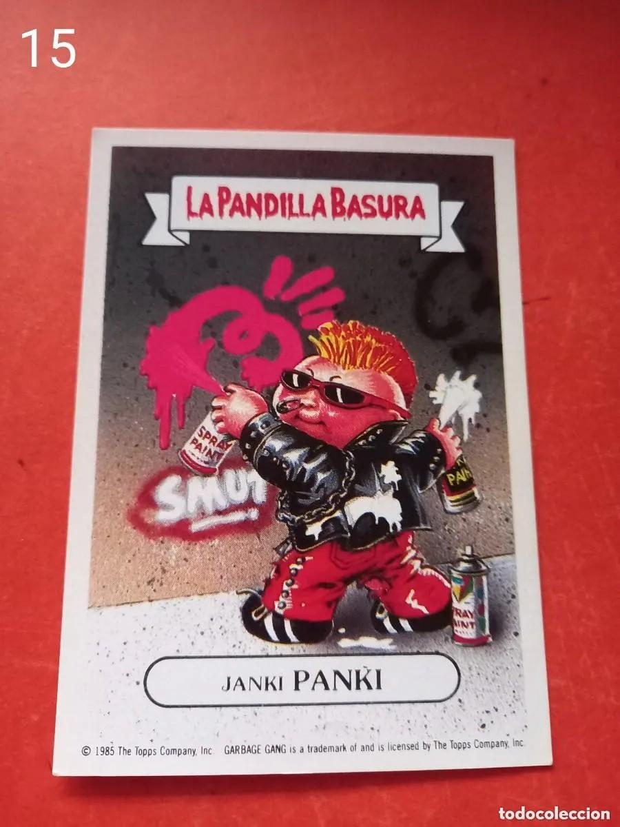 Coleccionismo cromos antiguos: Cromo n.15 la pandilla basura (album amarillo) sin pegar