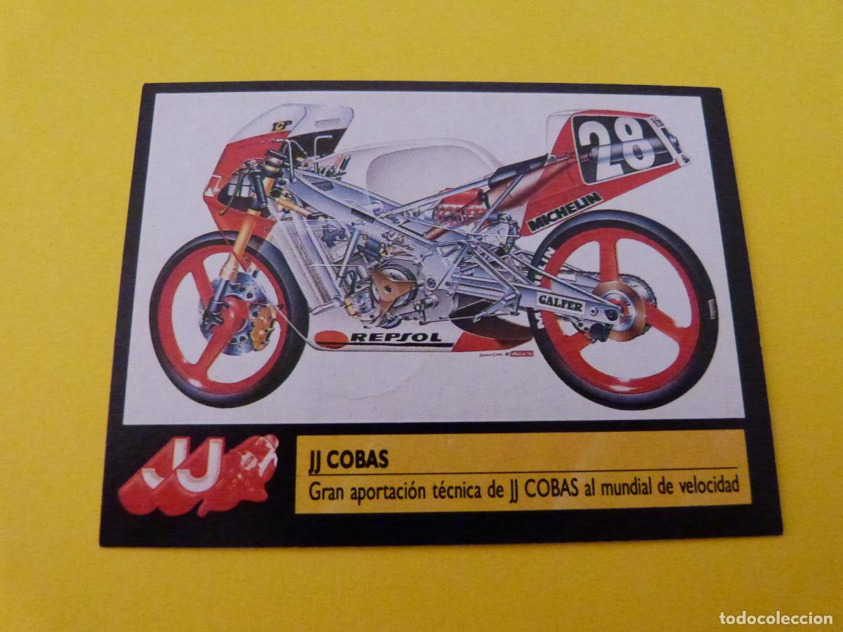 Coleccionismo cromos antiguos: CROMO DE MOTOS JJ COBAS SIN PEGAR N&ordm; 166 A&Ntilde;O 1990 DEL ALBUM SUPER MOTO DE ESTE