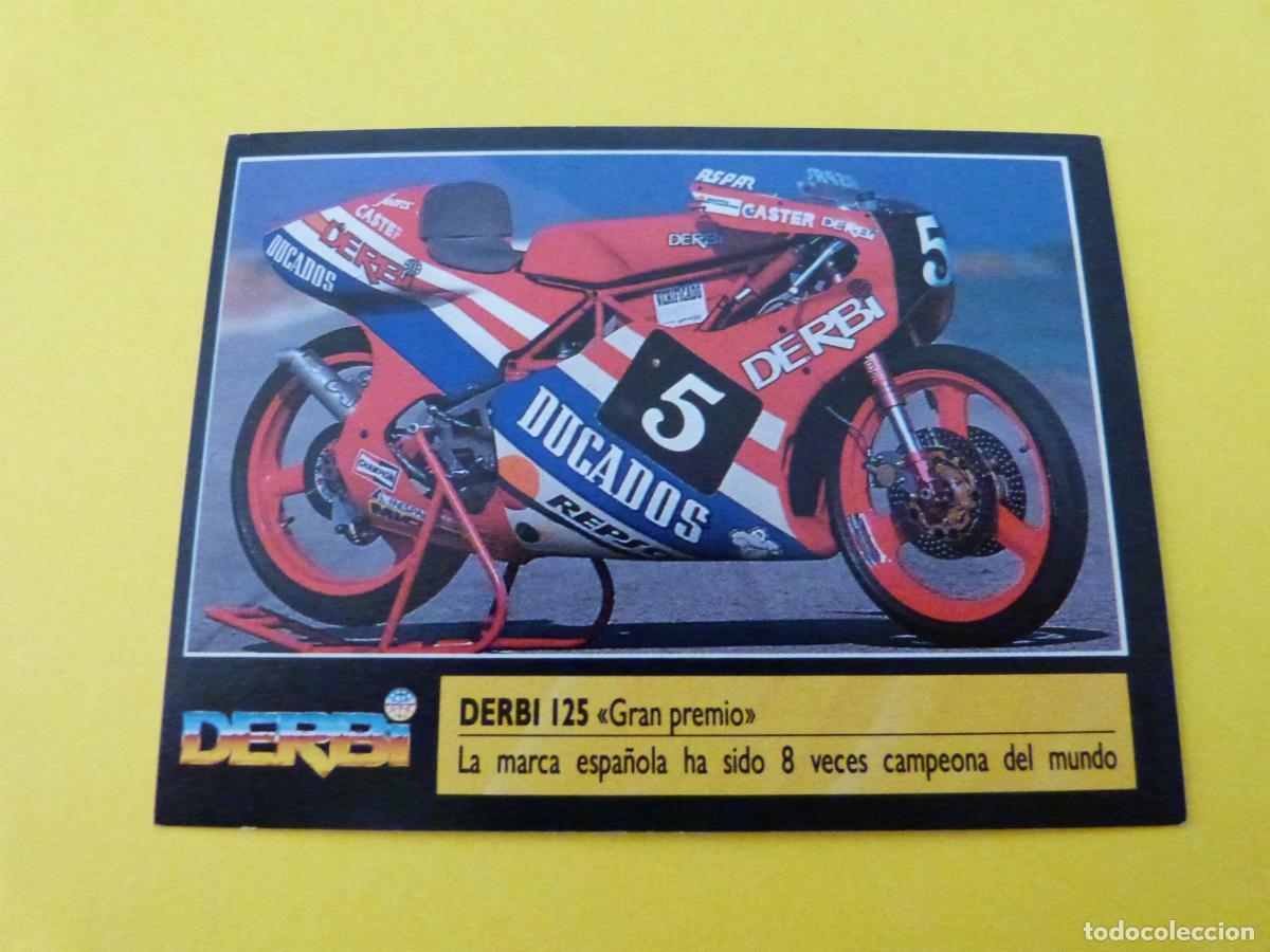 Sammeln alte Sammelbilder: CROMO DE MOTOS DERBI SIN PEGAR N&ordm; 165 A&Ntilde;O 1990 DEL ALBUM SUPER MOTO DE ESTE