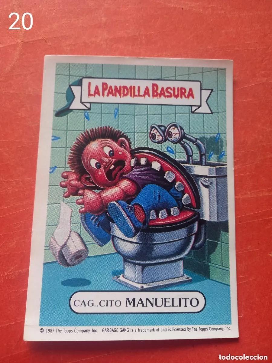 Sammeln alte Sammelbilder: Cromo n.20 la pandilla basura (album amarillo) sin pegar