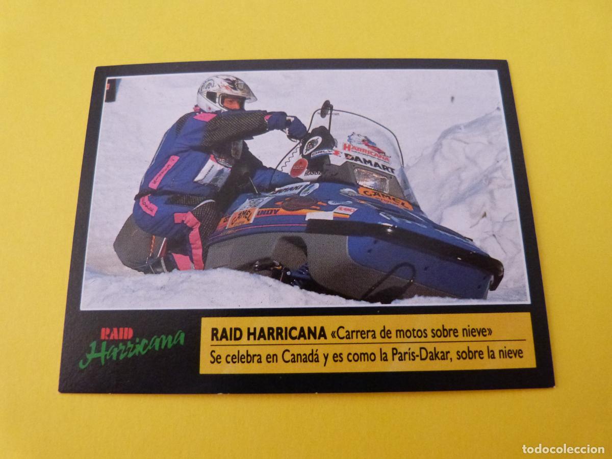 Sammeln alte Sammelbilder: CROMO DE MOTOS RAID HARRICANA SIN PEGAR N&ordm; 163 A&Ntilde;O 1990 DEL ALBUM SUPER MOTO DE ESTE
