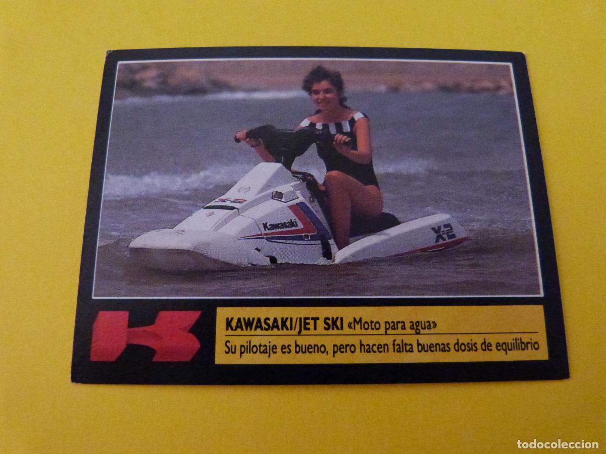 Sammeln alte Sammelbilder: CROMO DE MOTOS KAWASAKI JET SKI SIN PEGAR N&ordm; 162 A&Ntilde;O 1990 DEL ALBUM SUPER MOTO DE ESTE