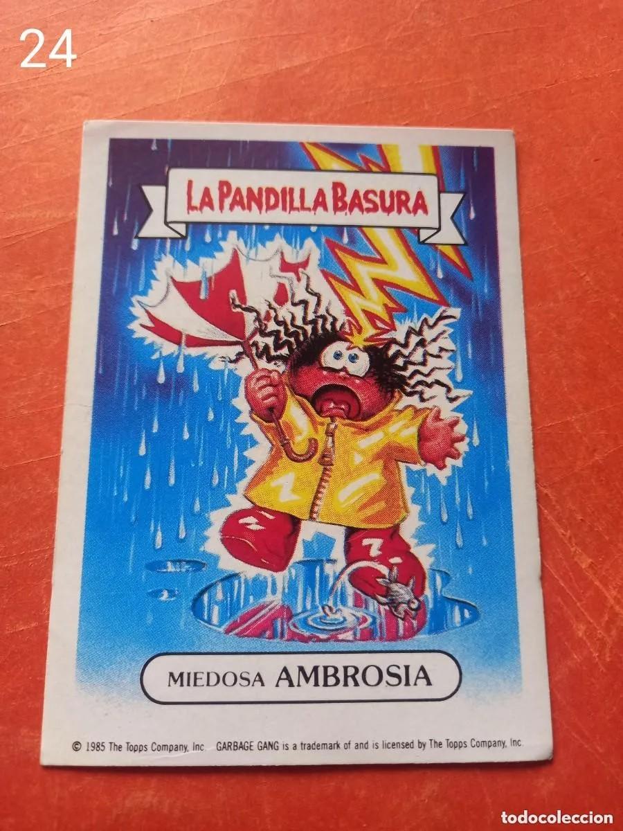 Collezionismo Figurine antiche: Cromo n.24 la pandilla basura (album amarillo) sin pegar