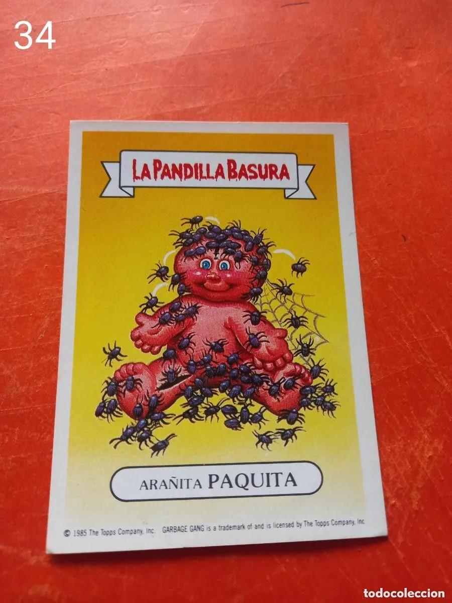Collectionnisme Cartes &agrave; collectionner anciennes: Cromo n.34 la pandilla basura (album amarillo) sin pegar