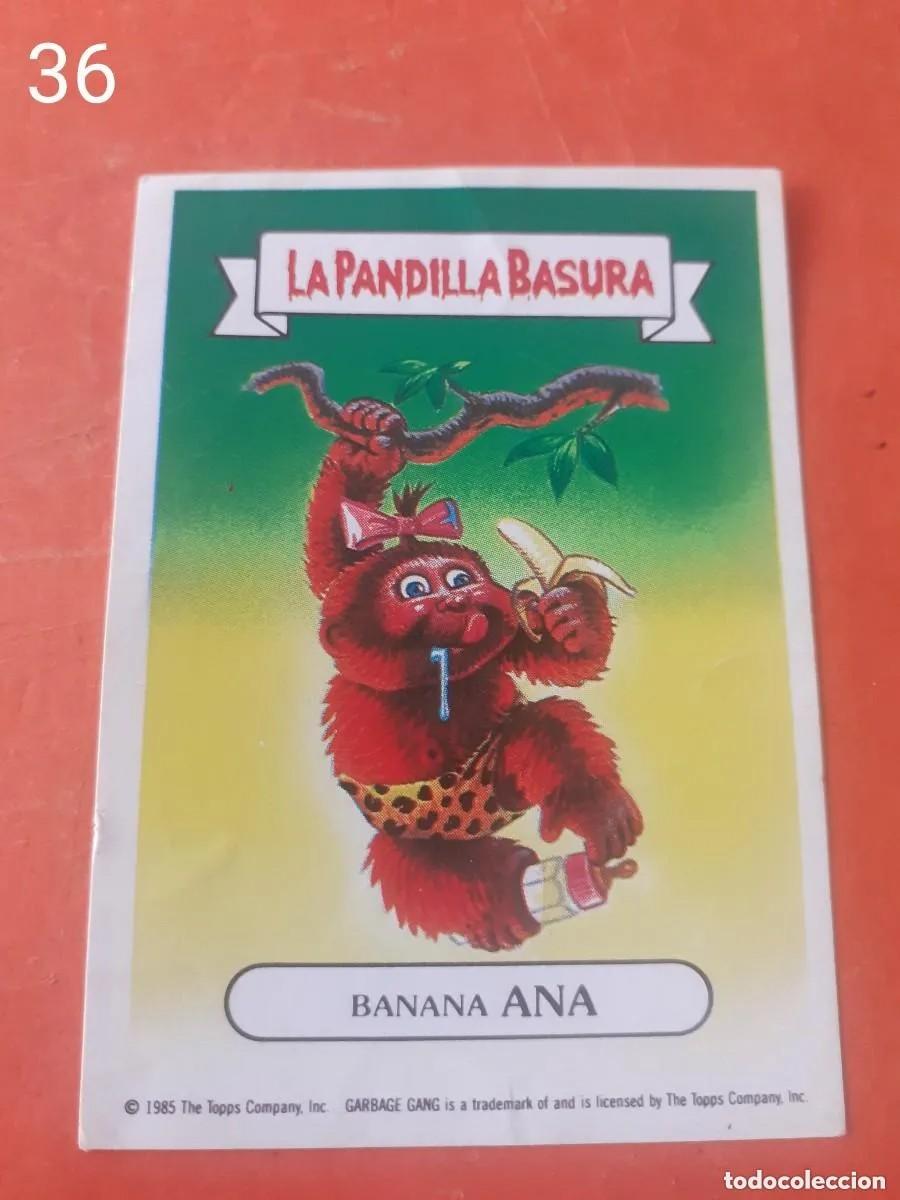 Coleccionismo cromos antiguos: Cromo n.36 la pandilla basura (album amarillo) sin pegar