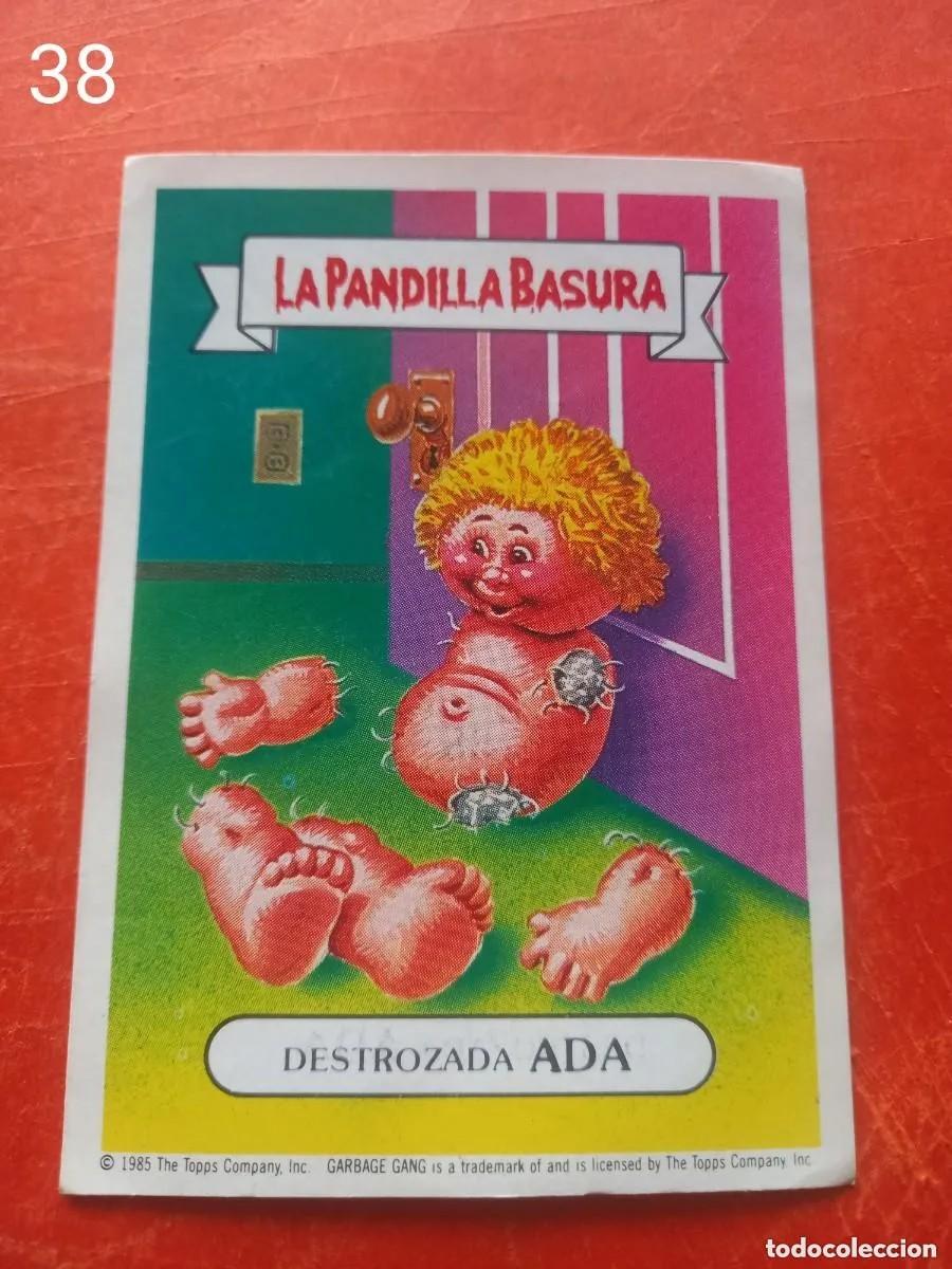 Coleccionismo cromos antiguos: Cromo n.38 la pandilla basura (album amarillo) sin pegar