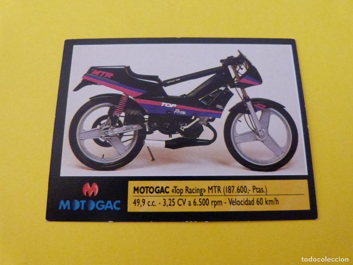 Coleccionismo cromos antiguos: CROMO DE MOTOS MOTOGAC SIN PEGAR N&ordm; 136 A&Ntilde;O 1990 DEL ALBUM SUPER MOTO DE ESTE