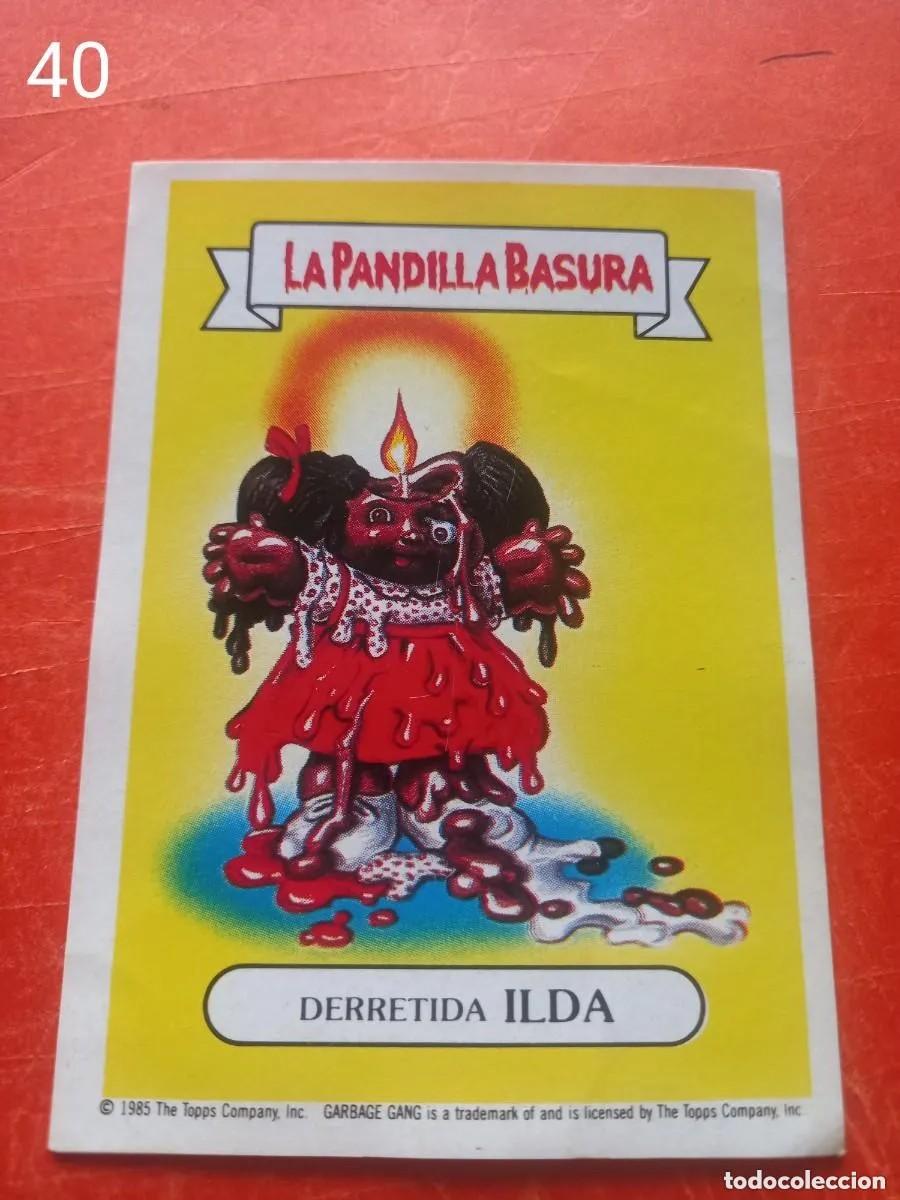 Coleccionismo cromos antiguos: Cromo n.40 la pandilla basura (album amarillo) sin pegar
