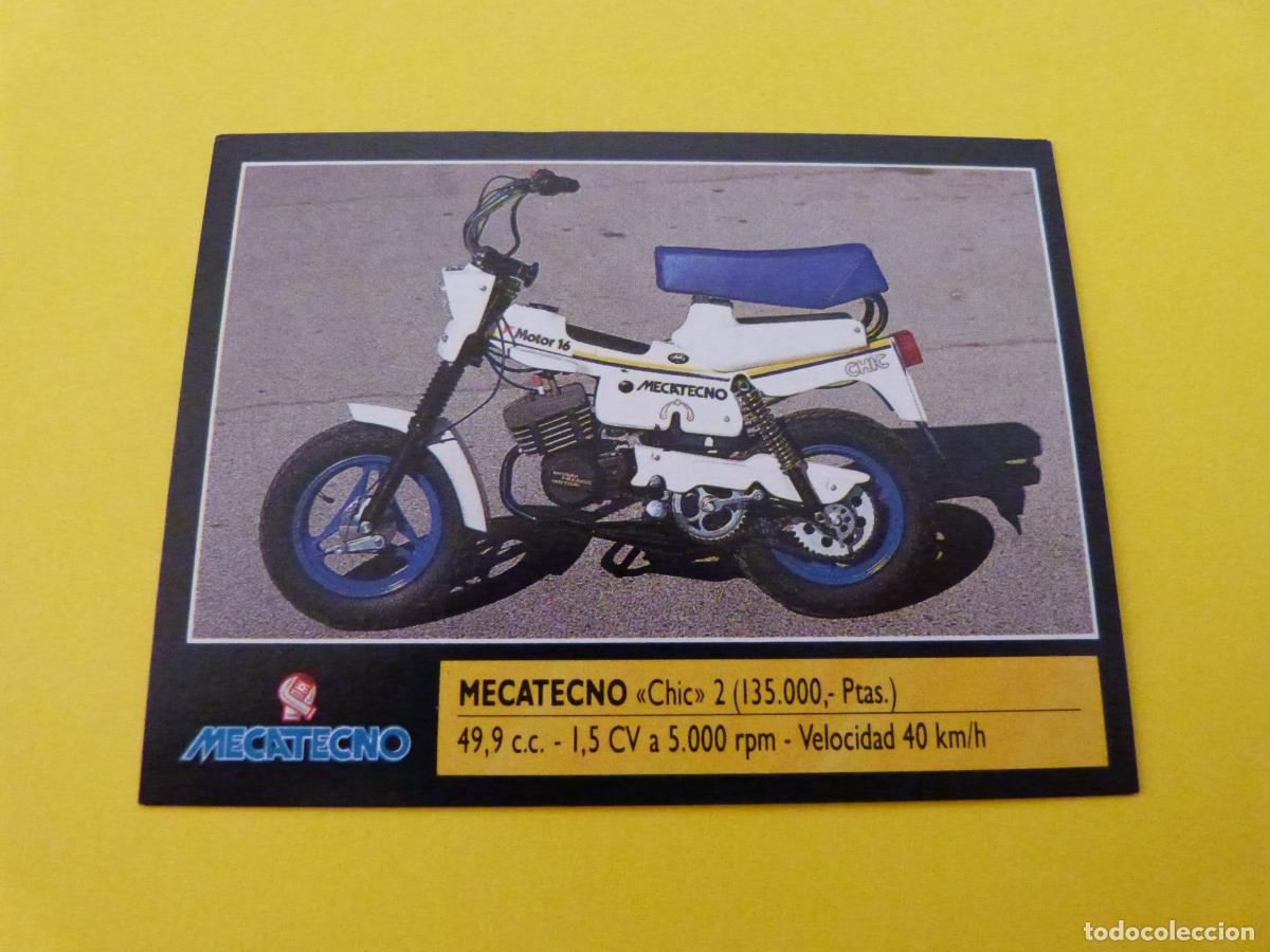 Coleccionismo cromos antiguos: CROMO DE MOTOS MECATECNO SIN PEGAR N&ordm; 133 A&Ntilde;O 1990 DEL ALBUM SUPER MOTO DE ESTE