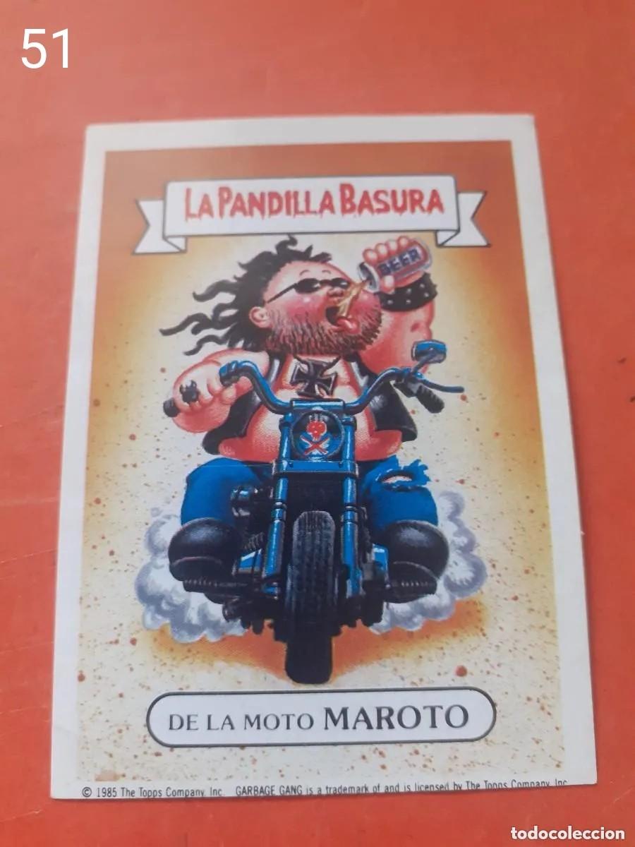 Coleccionismo cromos antiguos: Cromo n.51 la pandilla basura (album amarillo) sin pegar