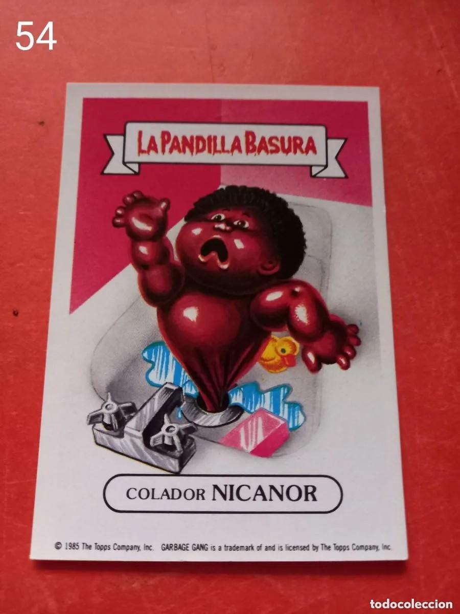 Coleccionismo cromos antiguos: Cromo n.54 la pandilla basura (album amarillo) sin pegar