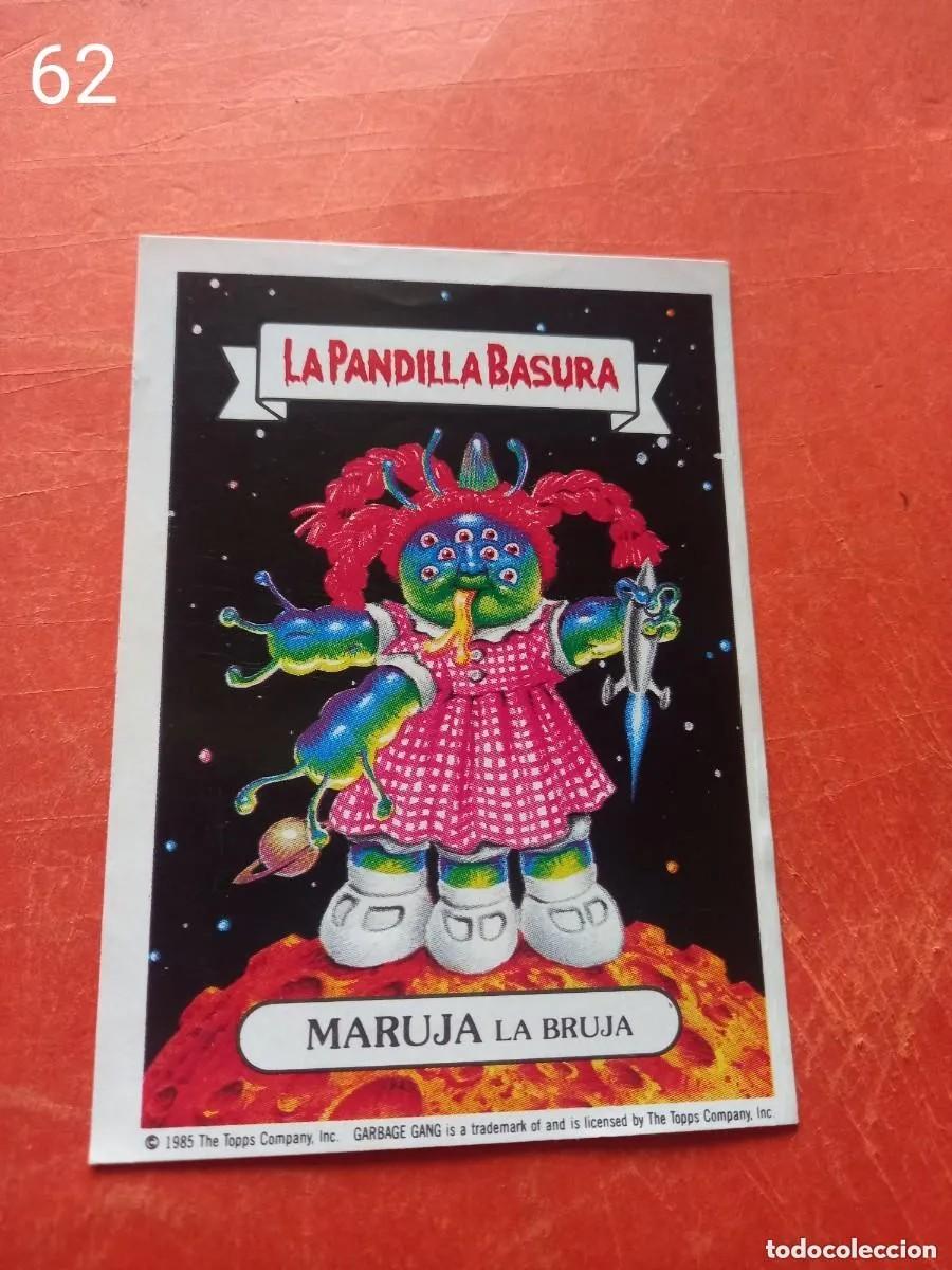 Coleccionismo cromos antiguos: Cromo n.62 la pandilla basura (album amarillo) sin pegar