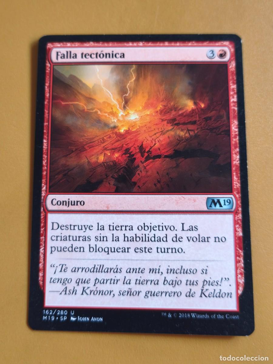 Coleccionismo cromos antiguos: magic the gathering, falla tectonica