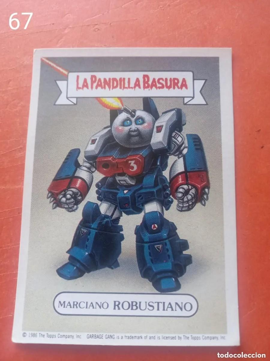 Coleccionismo cromos antiguos: Cromo n.67 la pandilla basura (album amarillo) sin pegar