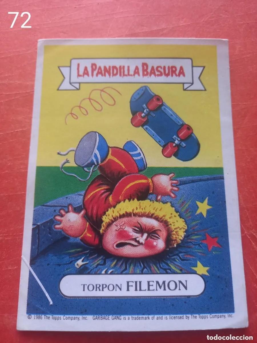 Coleccionismo cromos antiguos: Cromo n.72 la pandilla basura (album amarillo) sin pegar