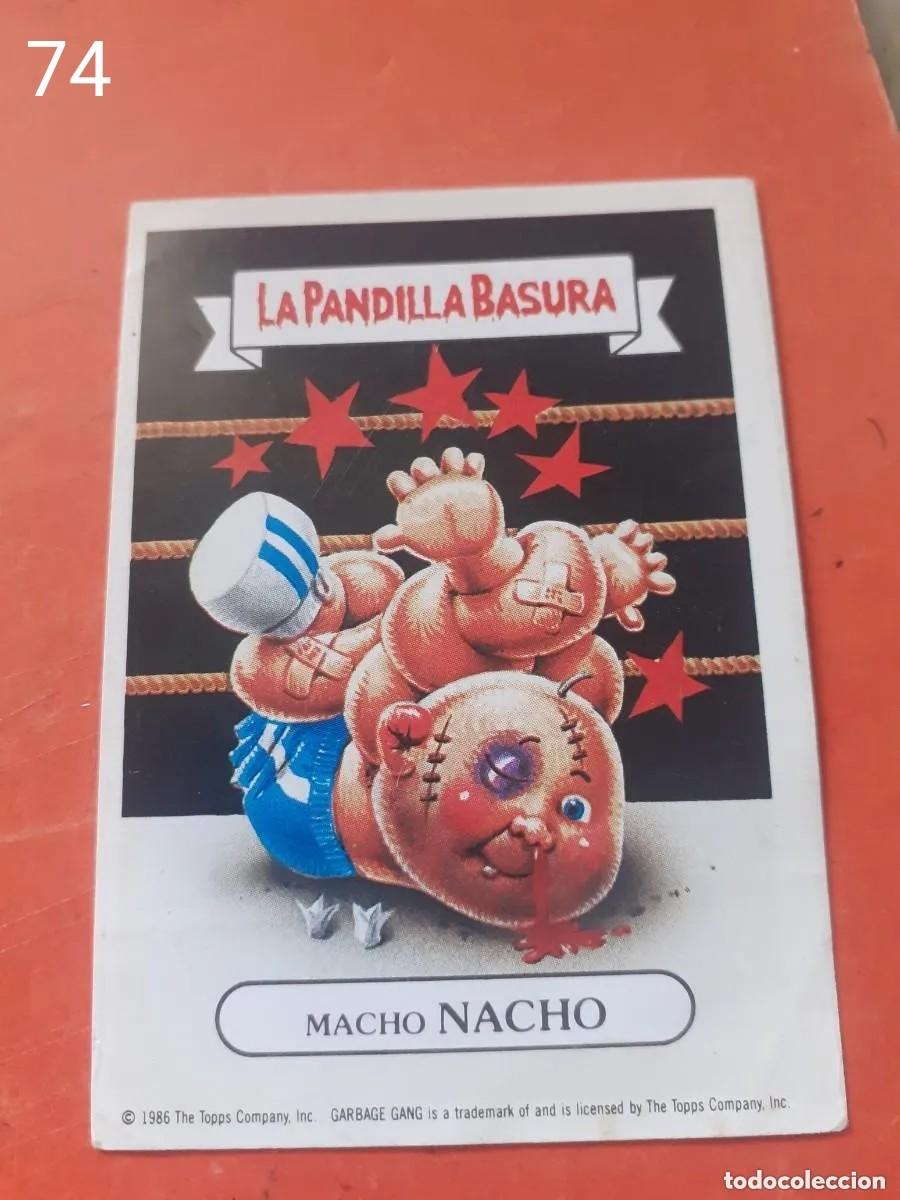 Coleccionismo cromos antiguos: Cromo n.74 la pandilla basura (album amarillo) sin pegar