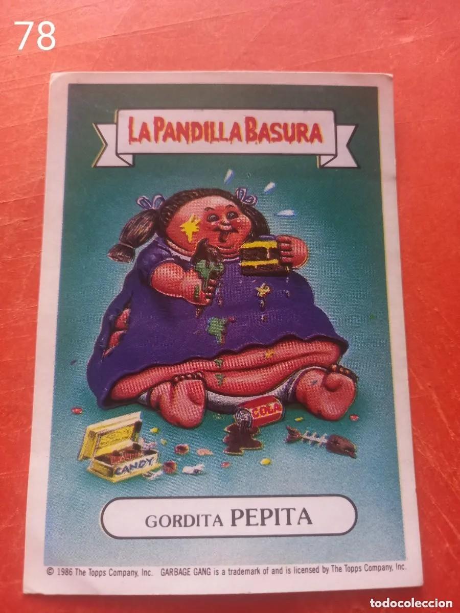 Coleccionismo cromos antiguos: Cromo n.78 la pandilla basura (album amarillo) sin pegar