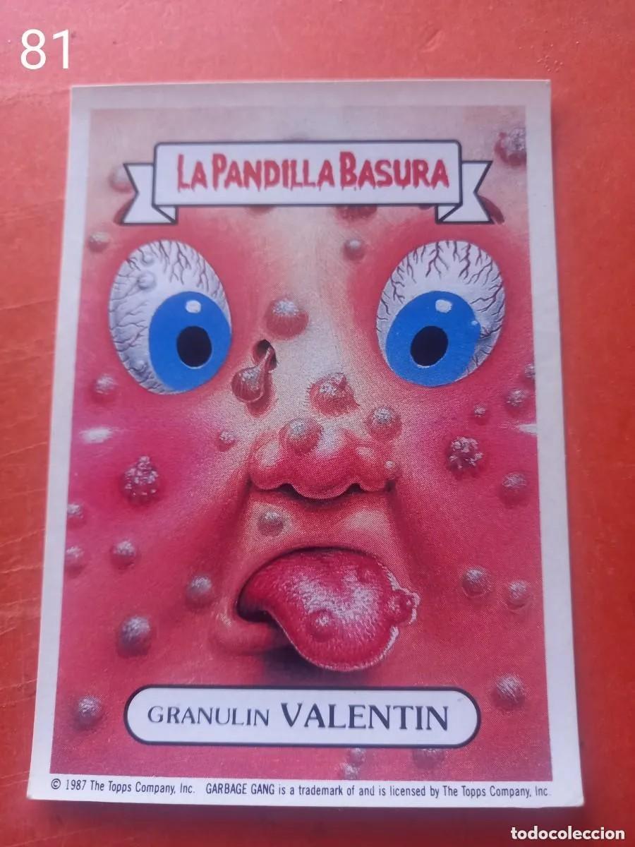 Coleccionismo cromos antiguos: Cromo n.81 la pandilla basura (album amarillo) sin pegar