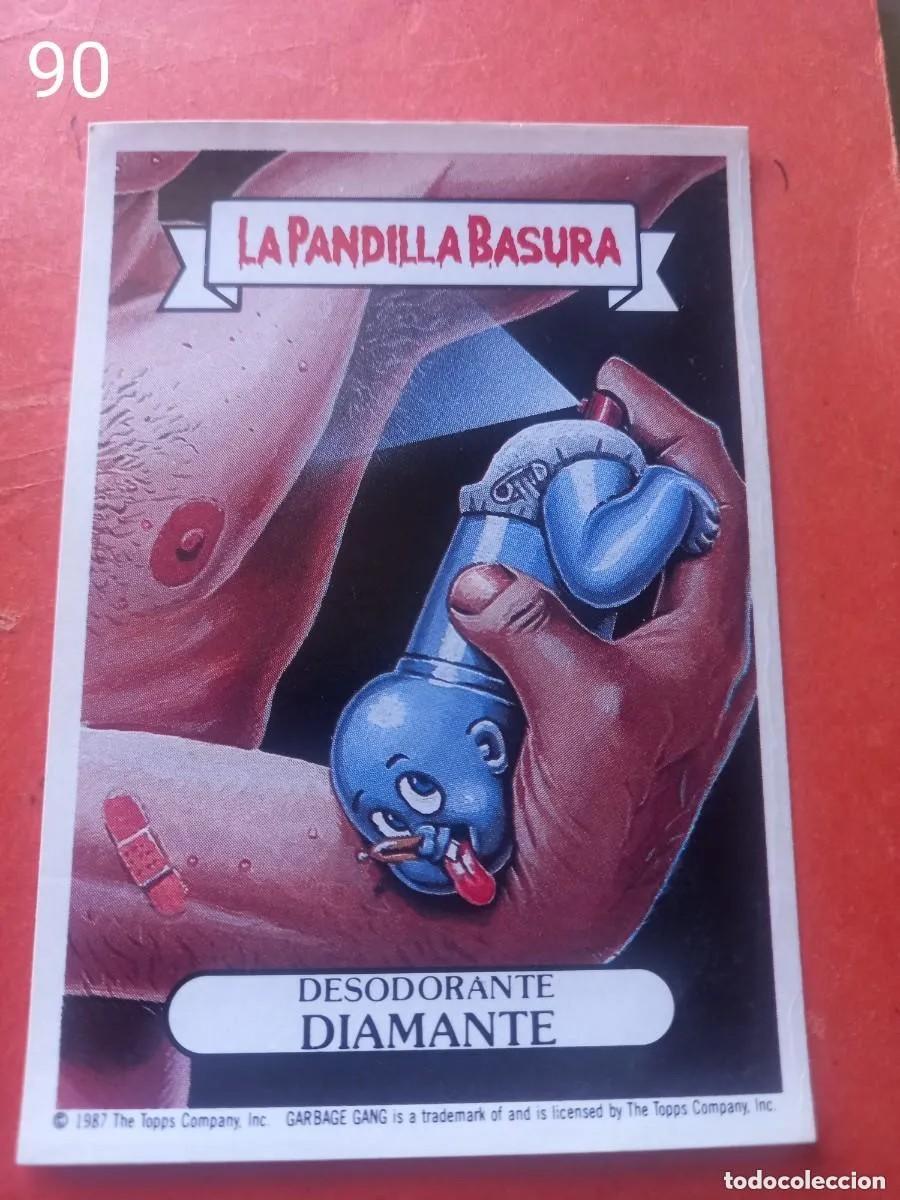 Coleccionismo cromos antiguos: Cromo n.90 la pandilla basura (album amarillo) sin pegar