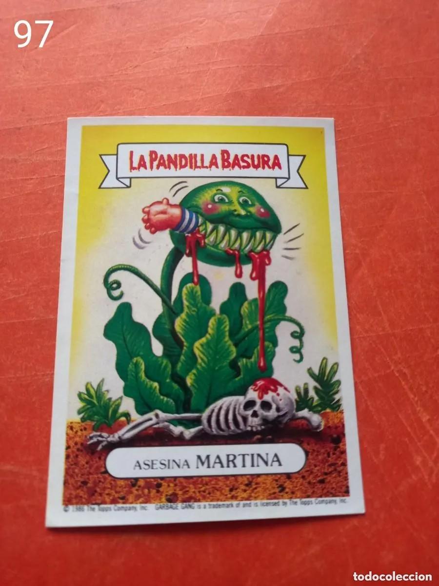 Coleccionismo cromos antiguos: Cromo n.97 la pandilla basura (album amarillo) sin pegar