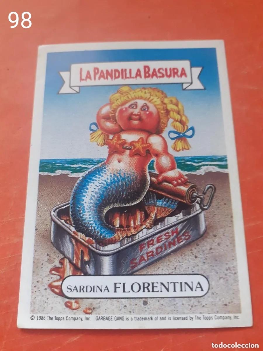 Coleccionismo cromos antiguos: Cromo n.98 la pandilla basura (album amarillo) sin pegar