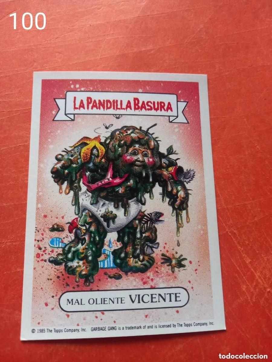 Coleccionismo cromos antiguos: Cromo n.100 la pandilla basura (album amarillo) sin pegar