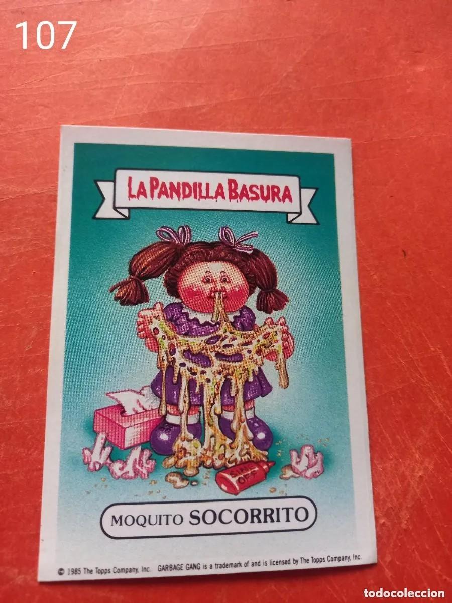 Coleccionismo cromos antiguos: Cromo n.107 la pandilla basura (album amarillo) sin pegar