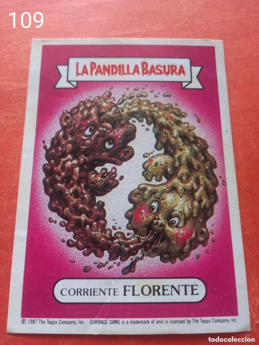 Coleccionismo cromos antiguos: Cromo n.109 la pandilla basura (album amarillo) sin pegar