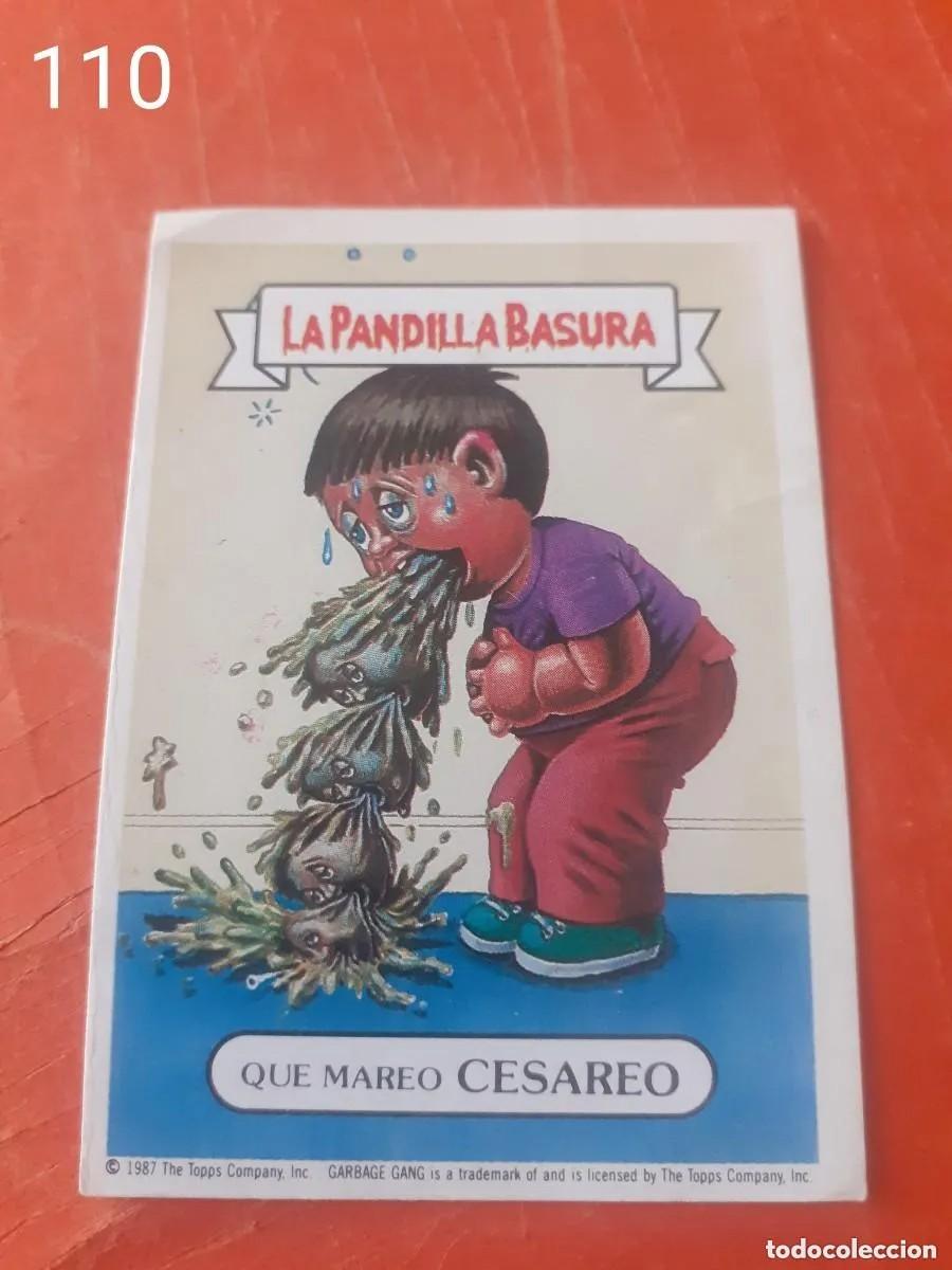 Coleccionismo cromos antiguos: Cromo n.110 la pandilla basura (album amarillo) sin pegar