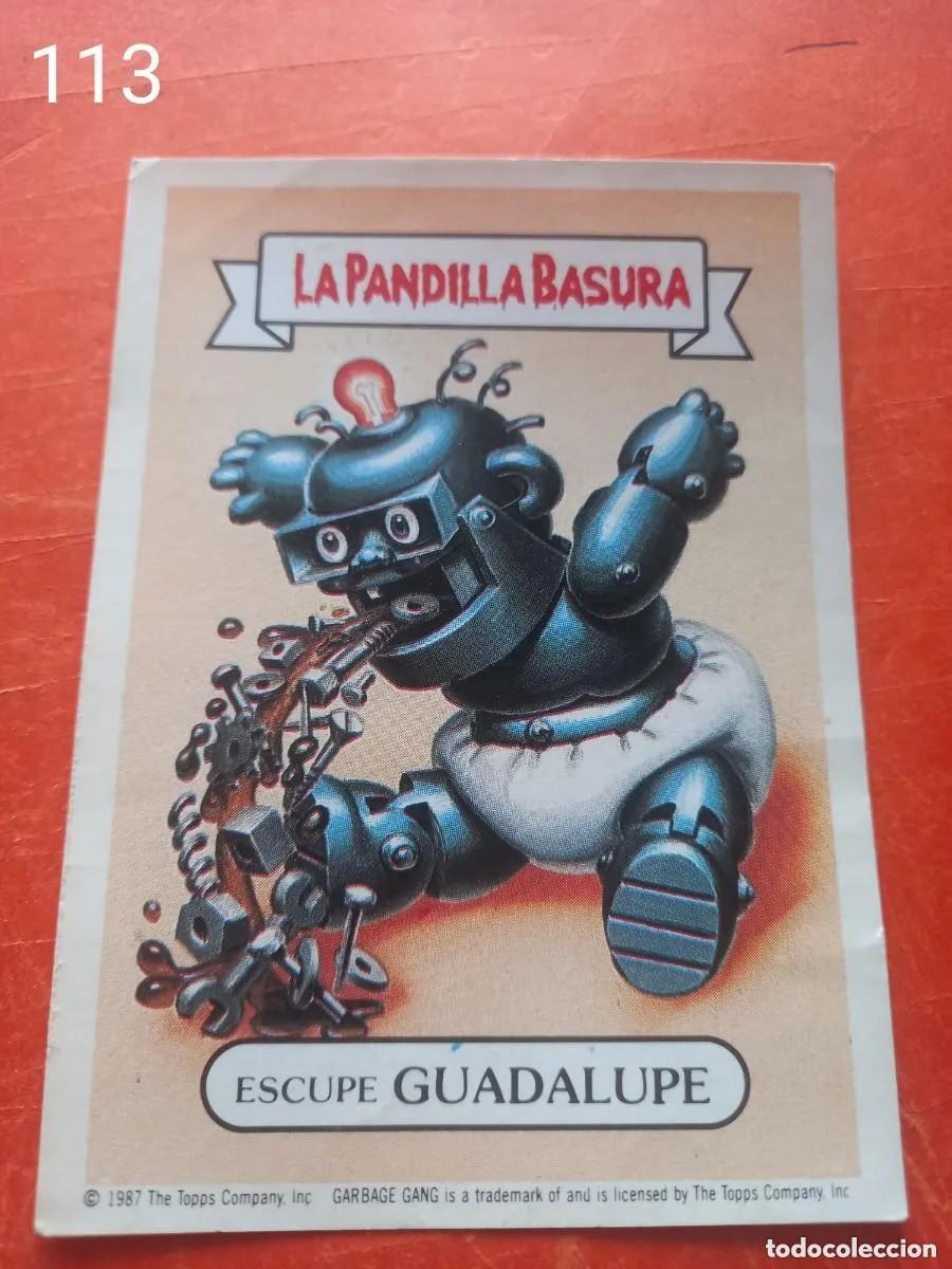 Coleccionismo cromos antiguos: Cromo n.113 la pandilla basura (album amarillo) sin pegar