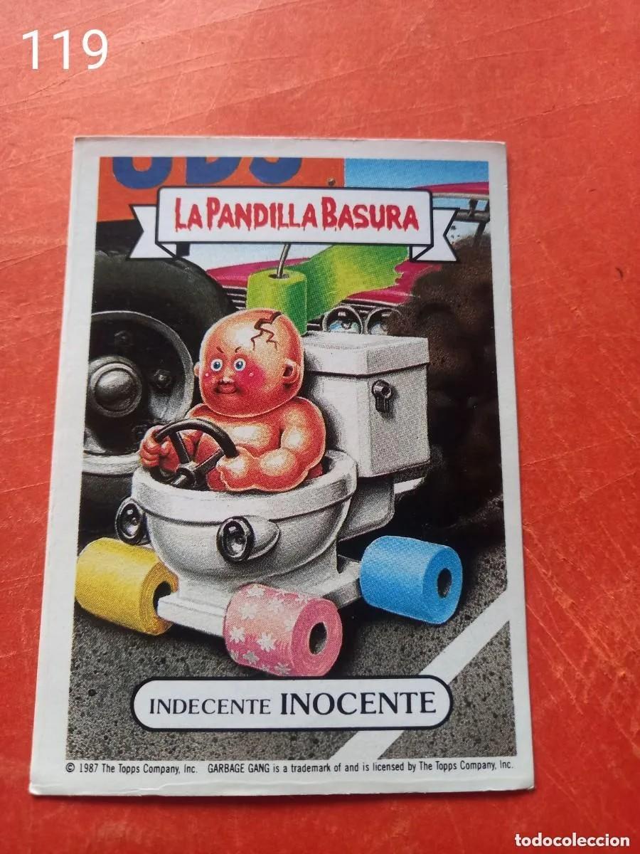Sammeln alte Sammelbilder: Cromo n.119 la pandilla basura (album amarillo) sin pegar