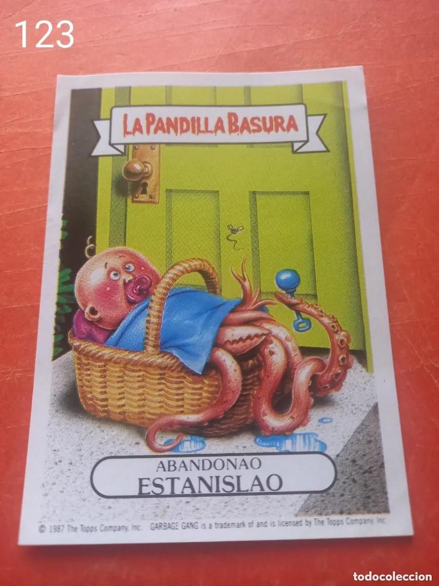 Coleccionismo cromos antiguos: Cromo n.123 la pandilla basura (album amarillo) sin pegar