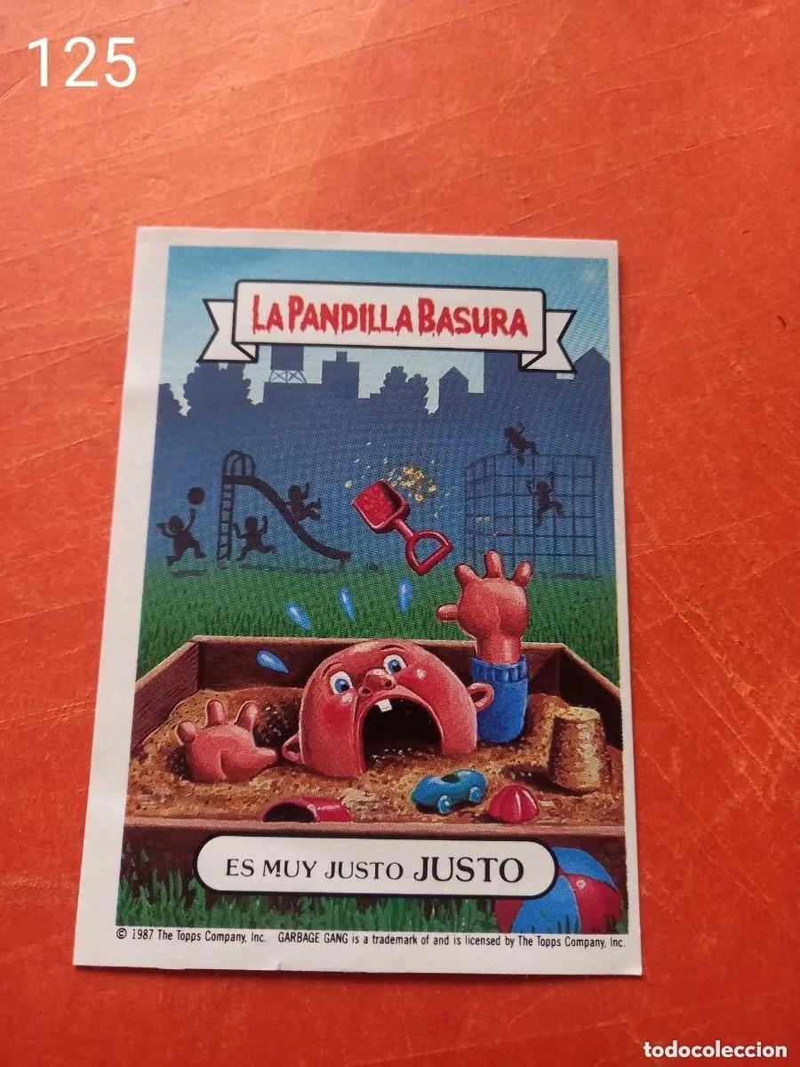 Coleccionismo cromos antiguos: Cromo n.125 la pandilla basura (album amarillo) sin pegar