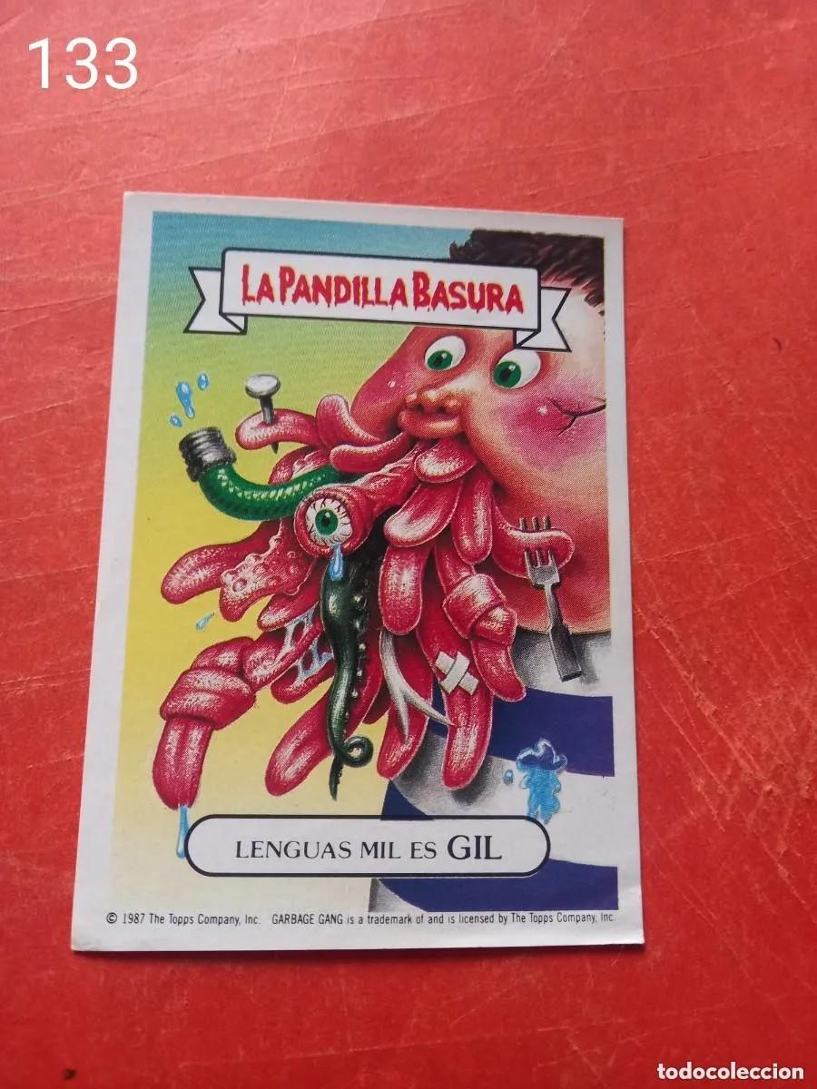 Coleccionismo cromos antiguos: Cromo n.133 la pandilla basura (album amarillo) sin pegar