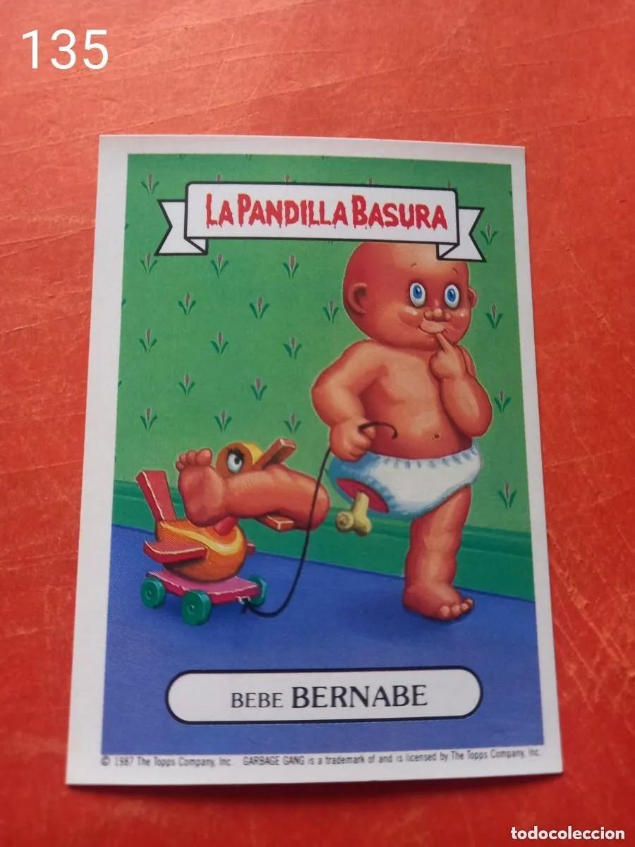 Coleccionismo cromos antiguos: Cromo n.135 la pandilla basura (album amarillo) sin pegar